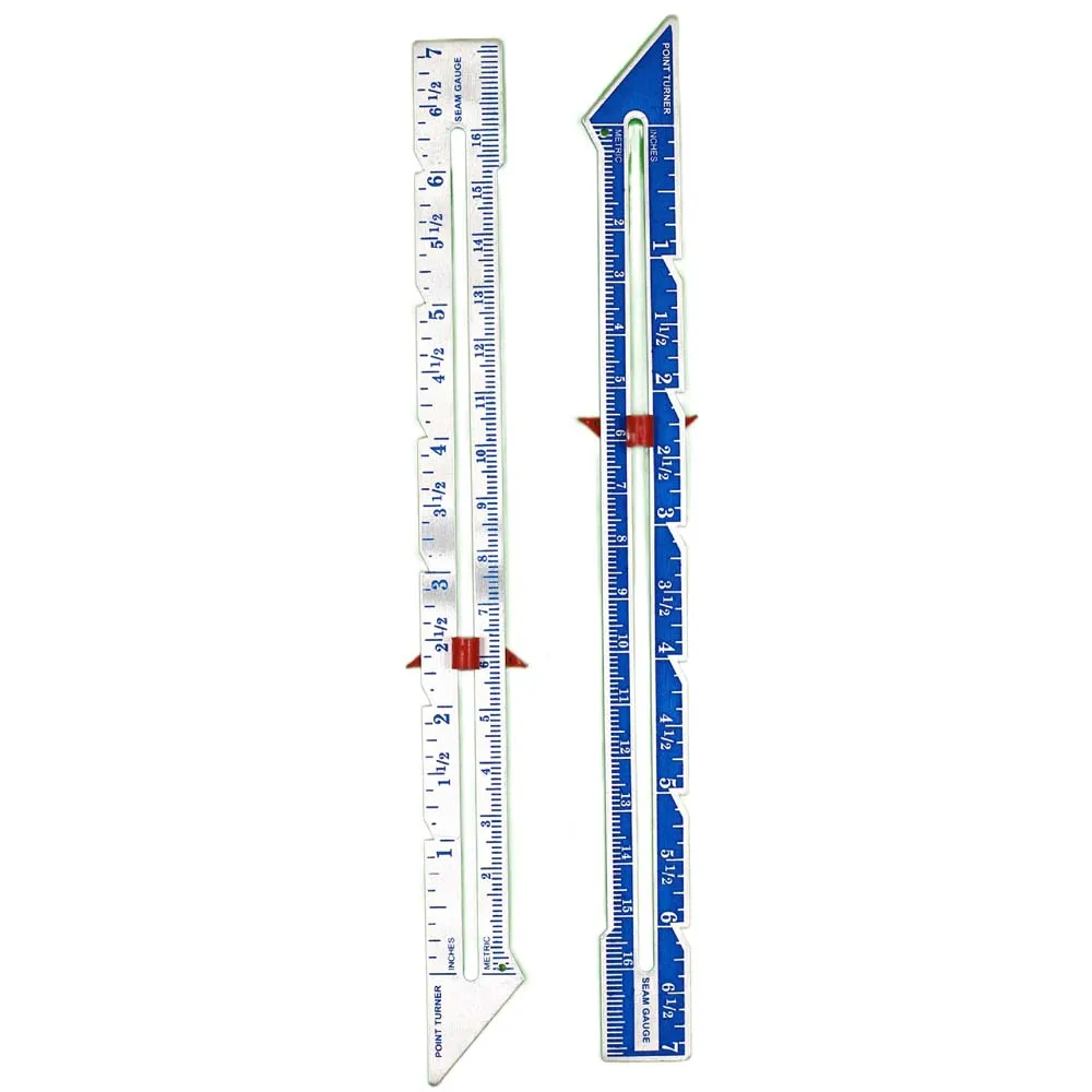 Sewing Gauge Ruler - مسطرة خياطة ألمنيوم ، رأس خياطة