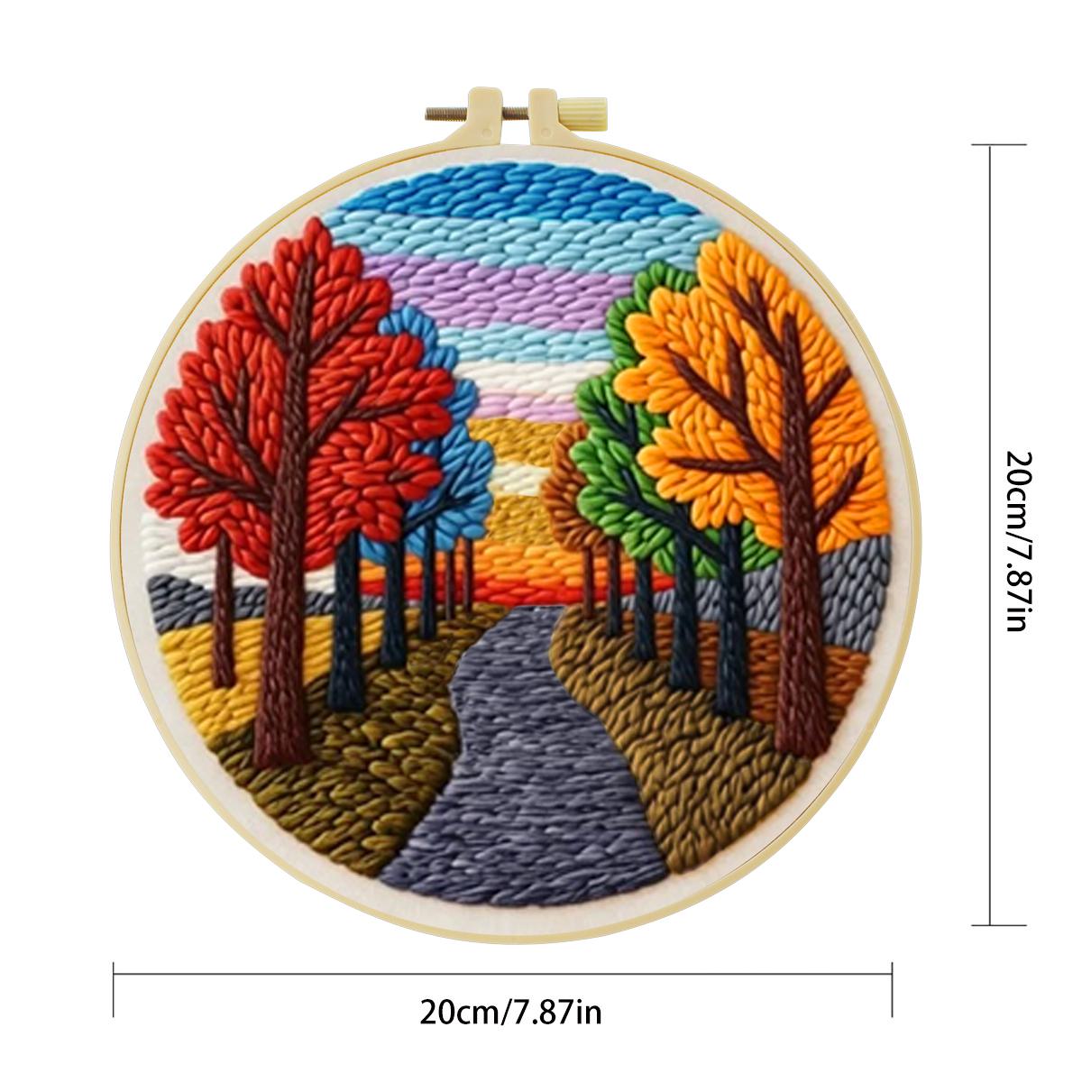 طقم تطريز بالإبرة المثقوبة بتص - مراجعة Is Sewing Textile Art وسعره