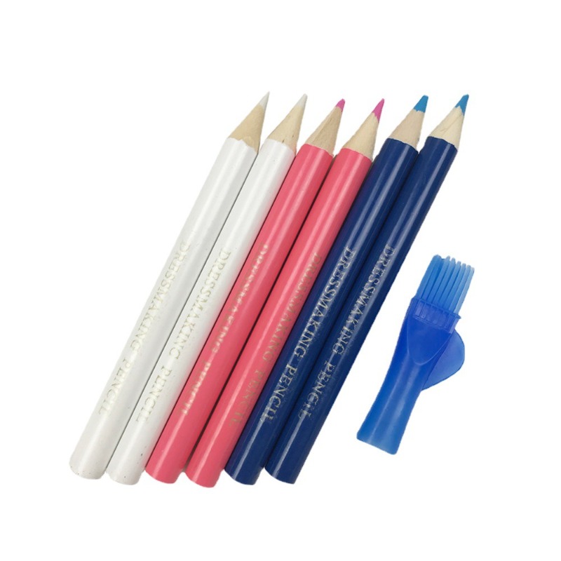3/6 قطعة أقلام رصاص من القماش  - مراجعة Fabric Marking Pen وسعره