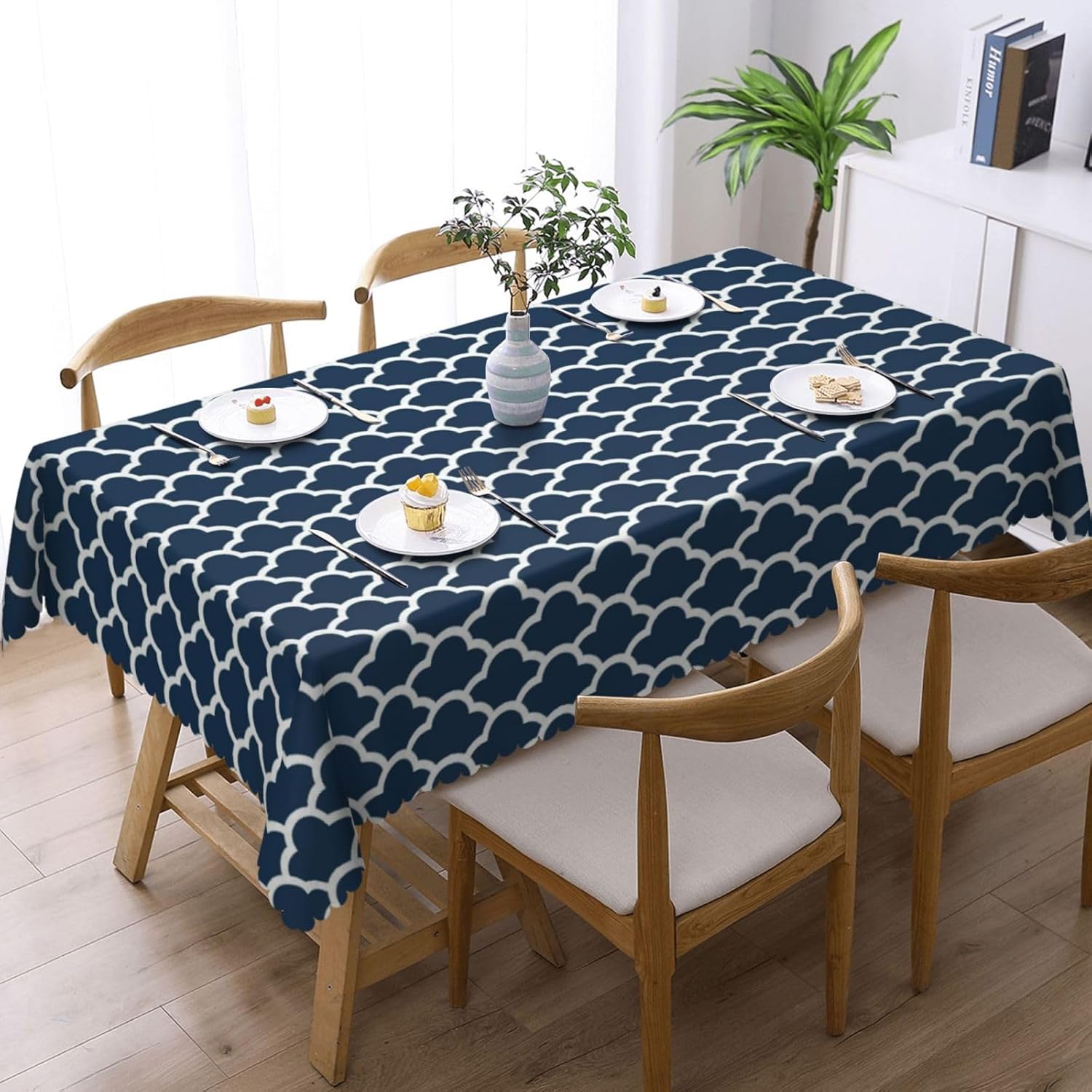 مفرش طاولة أزرق بتصميم سحابي م - مراجعة Century Textile & Sewing Supply By Owner وسعره