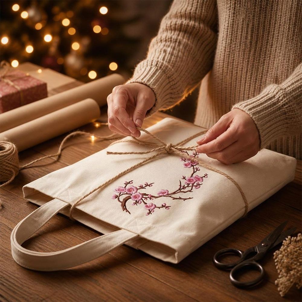 رقع زهرة الكرز القابلة للصق با - مراجعة Textile For Sewing وسعره
